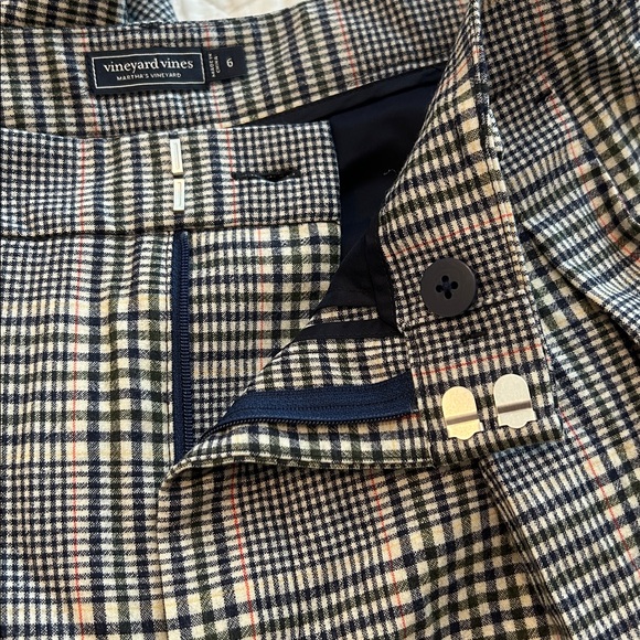 VINEYARD VINES Plaid Trouser NWOT Pants - Picture 2 of 12